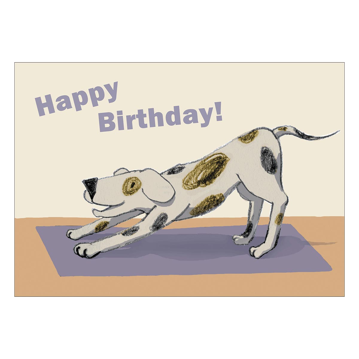 Tolle Geburtstagskarte für Hunde und Hunde Liebhaber: Happy Birthday