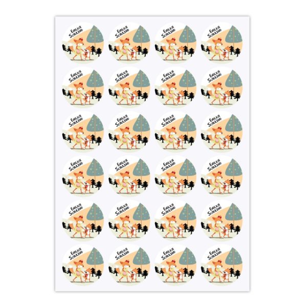 Kartenkaufrausch Sticker in multicolor: tolle Einschulungs Aufkleber
