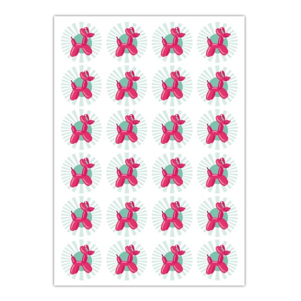 Kartenkaufrausch Sticker in pink: total coole Geburtstags Aufkleber