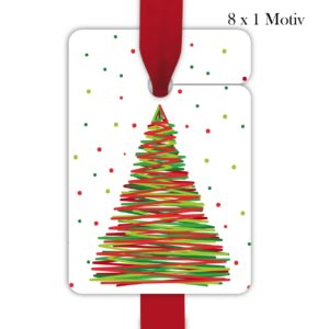 Kartenkaufrausch: Geschenkanhänger Tags zu Weihnachten aus unserer Weihnachts Papeterie in weiß