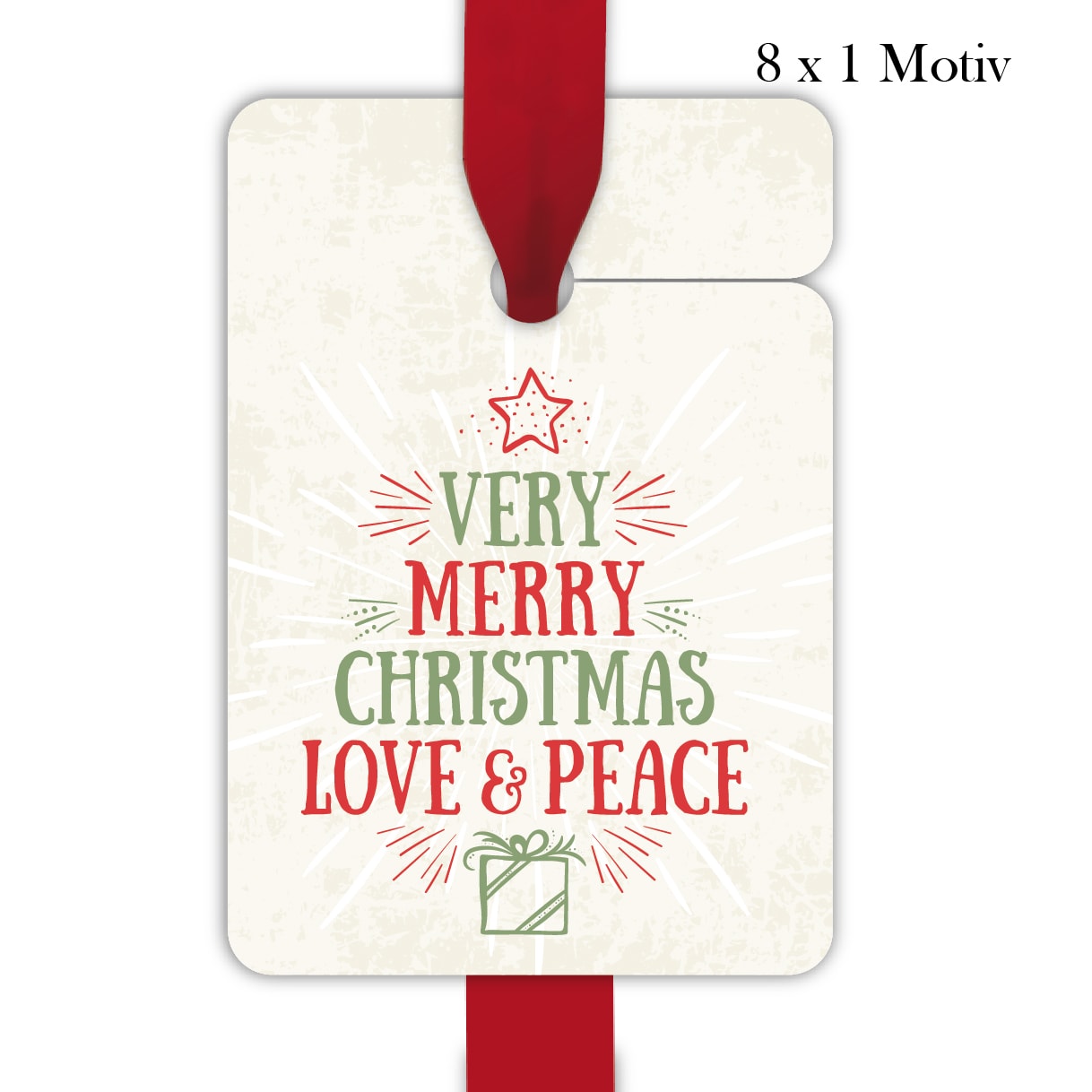 Kartenkaufrausch: Vintage Weihnachts Geschenkanhänger aus unserer Weihnachts Papeterie in beige