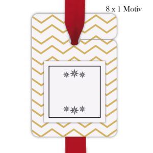Kartenkaufrausch: moderne grafische Weihnachts Geschenkanhänger aus unserer Weihnachts Papeterie in beige