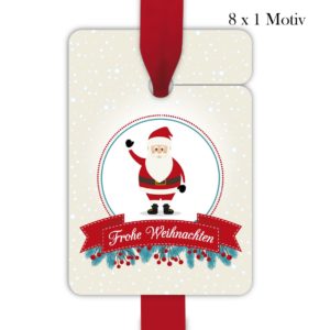 Kartenkaufrausch: nette Weihnachts Geschenkanhänger aus unserer Weihnachts Papeterie in beige