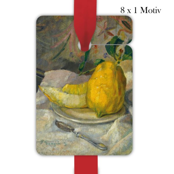 Kartenkaufrausch: Gauguin Sommer Geschenkanhänger aus unserer Kunst Papeterie in gelb