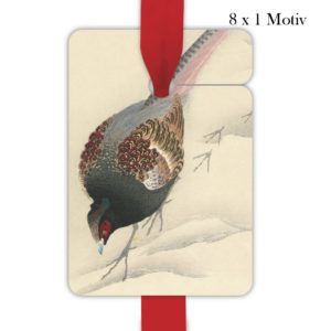 Kartenkaufrausch: 8 Japanische Geschenkanhänger aus unserer Kunst Papeterie in beige