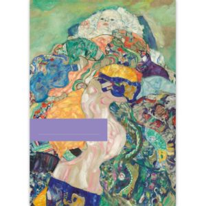 Kartenkaufrausch: Malblock Kunst Motiv Gustav Klimt aus unserer Malblock Papeterie in grün