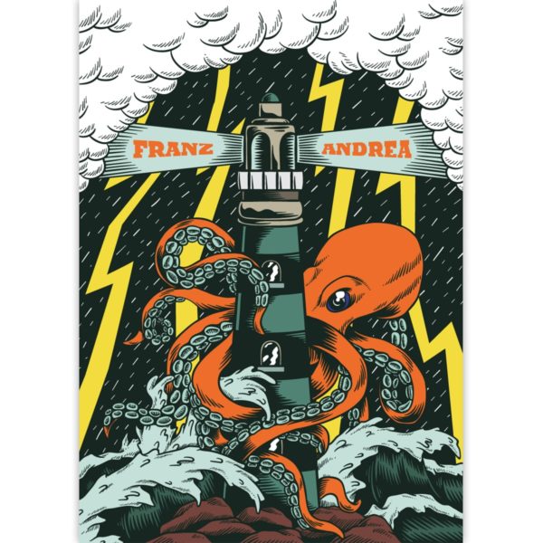 Personalisierbare Zeichenblöcke in multicolor: DIN A3 Malblock mit Octopus