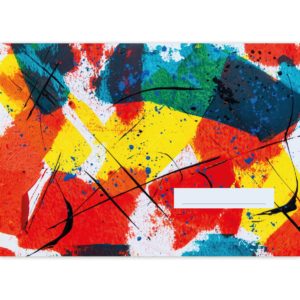 Kartenkaufrausch: Malblock Motiv "Freie Komposition" aus unserer Malblock Papeterie in multicolor
