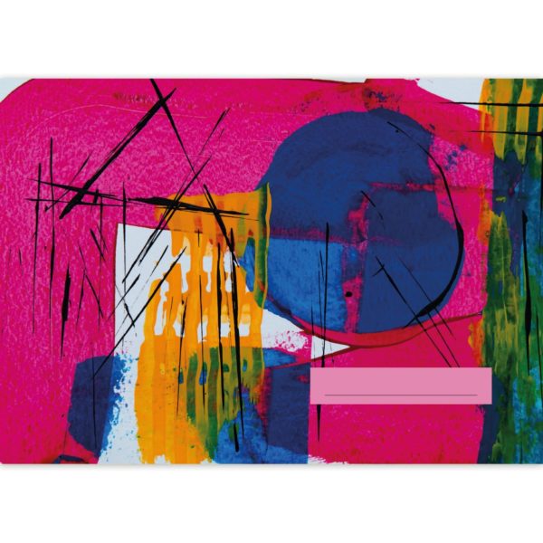 Kartenkaufrausch: Malblock Motiv "Sinfonie in Pink" aus unserer Malblock Papeterie in pink