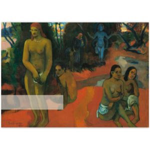 Kartenkaufrausch: Malblock Motiv Paul Gauguin aus unserer Malblock Papeterie in orange