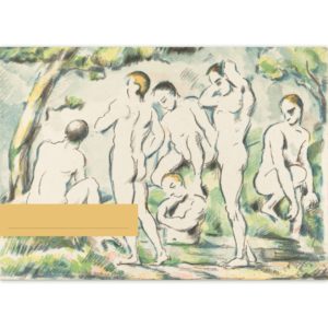 Kartenkaufrausch: Malblock Motiv Paul Cézanne aus unserer Malblock Papeterie in beige