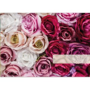Kartenkaufrausch: Malblock Motiv pinke Stoff Rosen aus unserer Malblock Papeterie in pink
