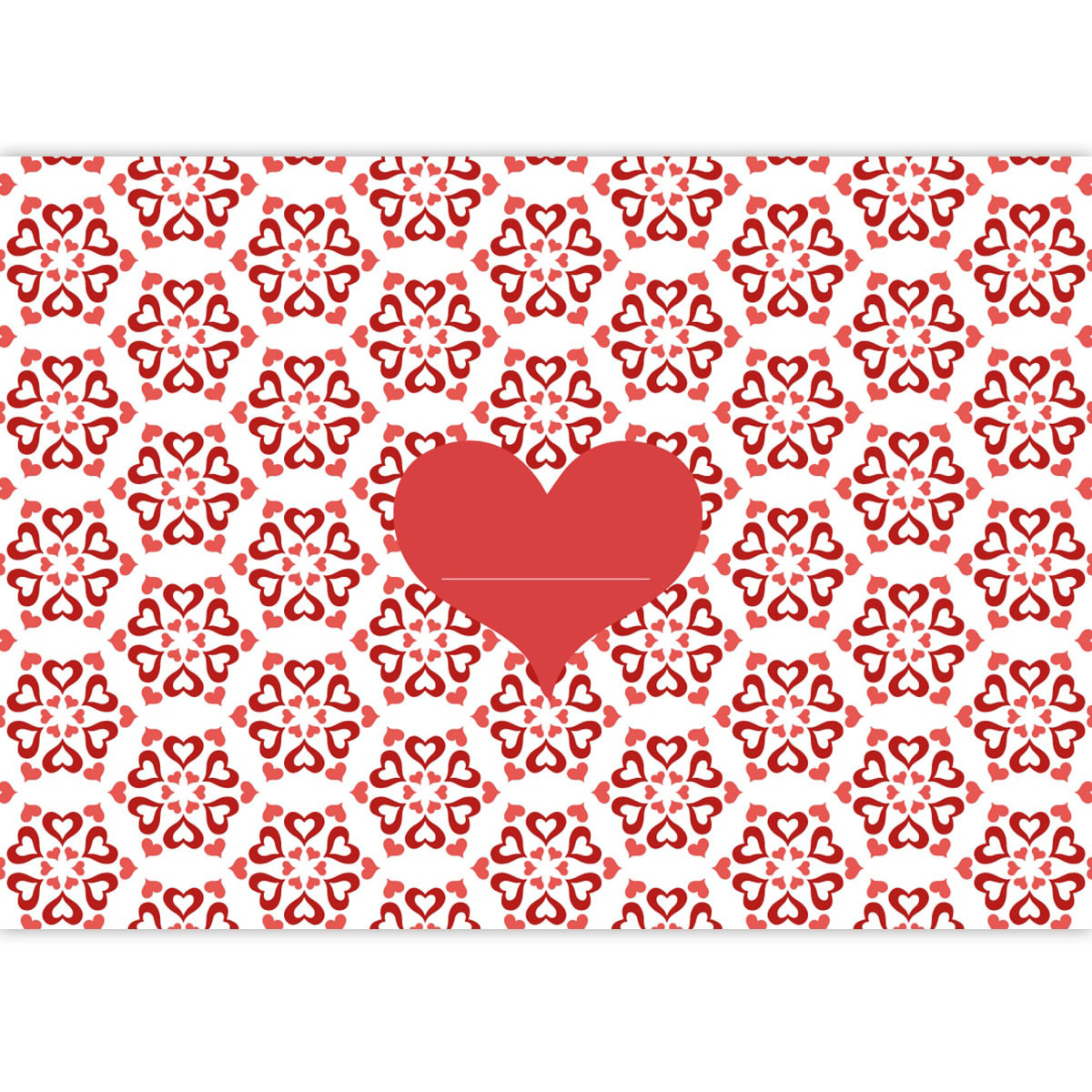 Kartenkaufrausch: Malblock mit Herz Blüten aus unserer Malblock Papeterie in rot