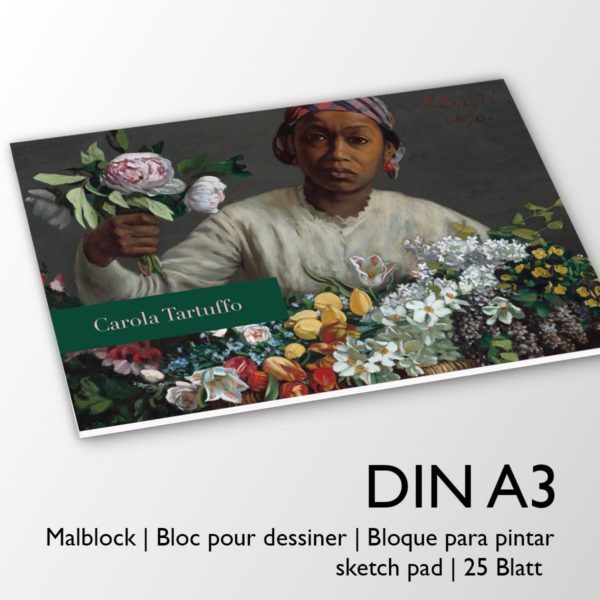 Kartenkaufrausch Zeichenblock in multicolor: Edler DIN A3 Malblock