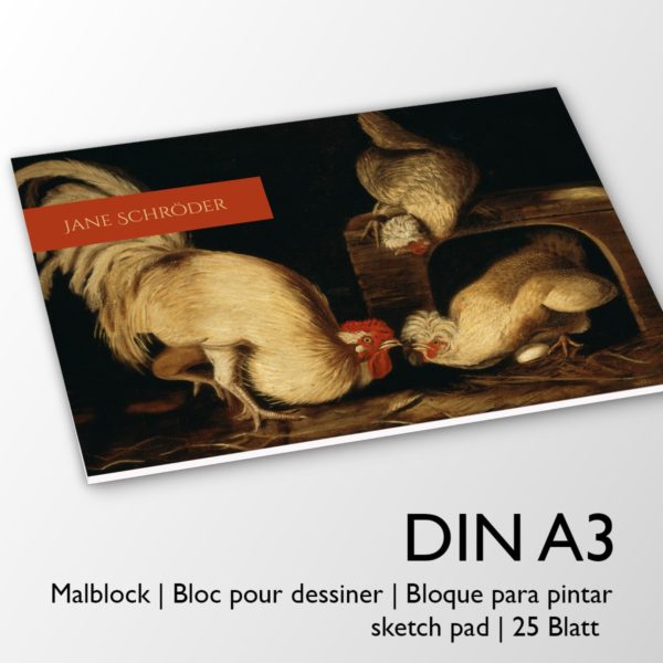 Kartenkaufrausch Zeichenblock in multicolor: Tier DIN A3 Malblock