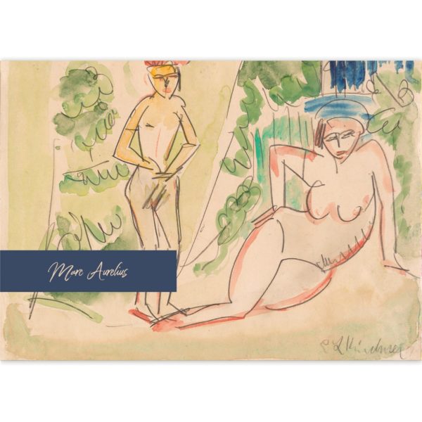 Personalisierbare Zeichenblöcke in beige: Malblock Motiv Ernst Ludwig Kirchner