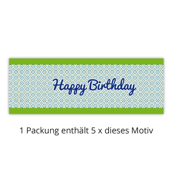 Kartenkaufrausch: Happy Birthday Transparentlichter aus unserer Geburtstags Papeterie in grün