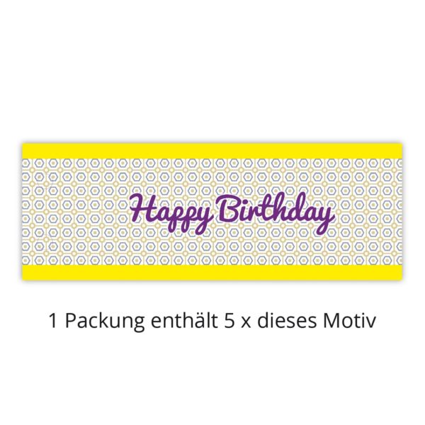 Kartenkaufrausch: Birthday Transparentlichter aus unserer Geburtstags Papeterie in gelb
