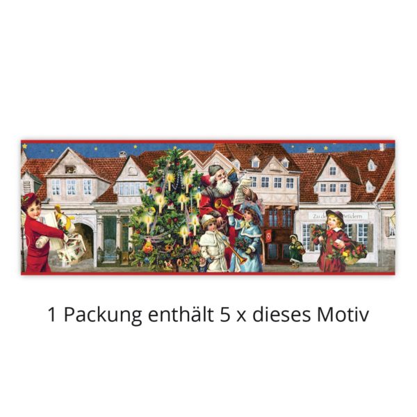 Kartenkaufrausch: Transparentpapier Leuchten mit Weihnachtsbaum aus unserer Weihnachts Papeterie in multicolor