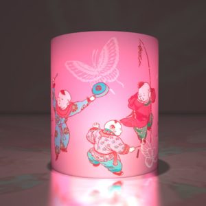 Kartenkaufrausch dekorative lustige pinke Party Transparentlichter in pink