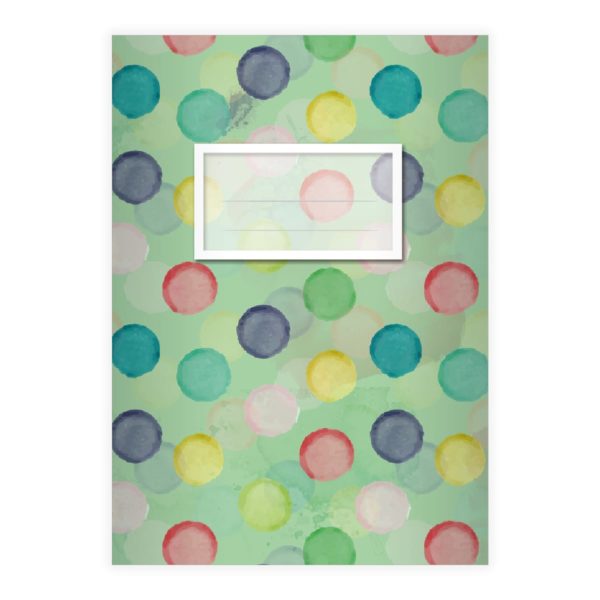 Kartenkaufrausch: Cooles buntes Notizheft/ Schulheft aus unserer Designer Papeterie in grün
