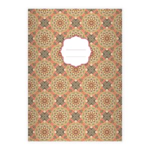 Kartenkaufrausch: Schickes Boho Stil Notizheft/ aus unserer Designer Papeterie in rosa