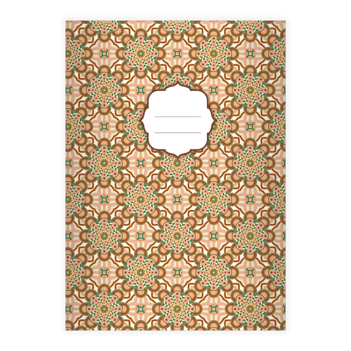 Kartenkaufrausch: Notizheft/ Schulheft mit Muster aus unserer Designer Papeterie in rosa