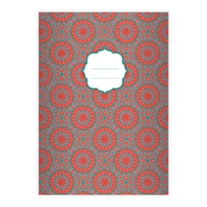 Kartenkaufrausch: Boho Stil Notizheft/ Schulheft aus unserer Designer Papeterie in rosa