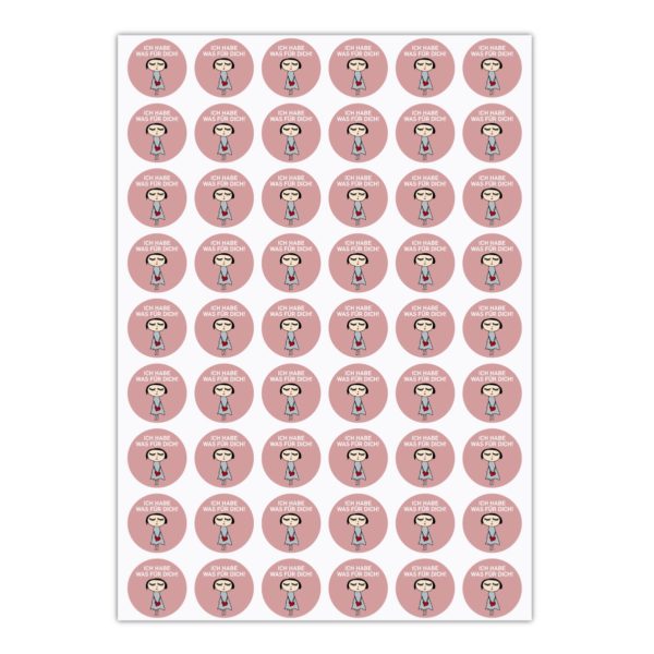 Kartenkaufrausch Sticker in rosa: Frauen Aufkleber