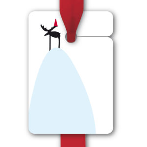Hänge Etiketten: coole Weihnachts Geschenkanhänger aus unserer Weihnachts Papeterie in weiß