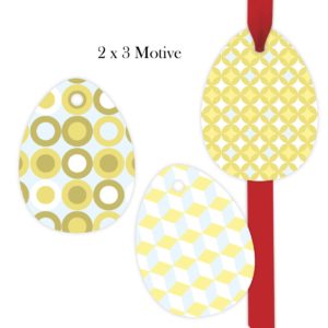 Kartenkaufrausch: deko Oster Geschenkanhänger aus unserer Oster Papeterie in gelb