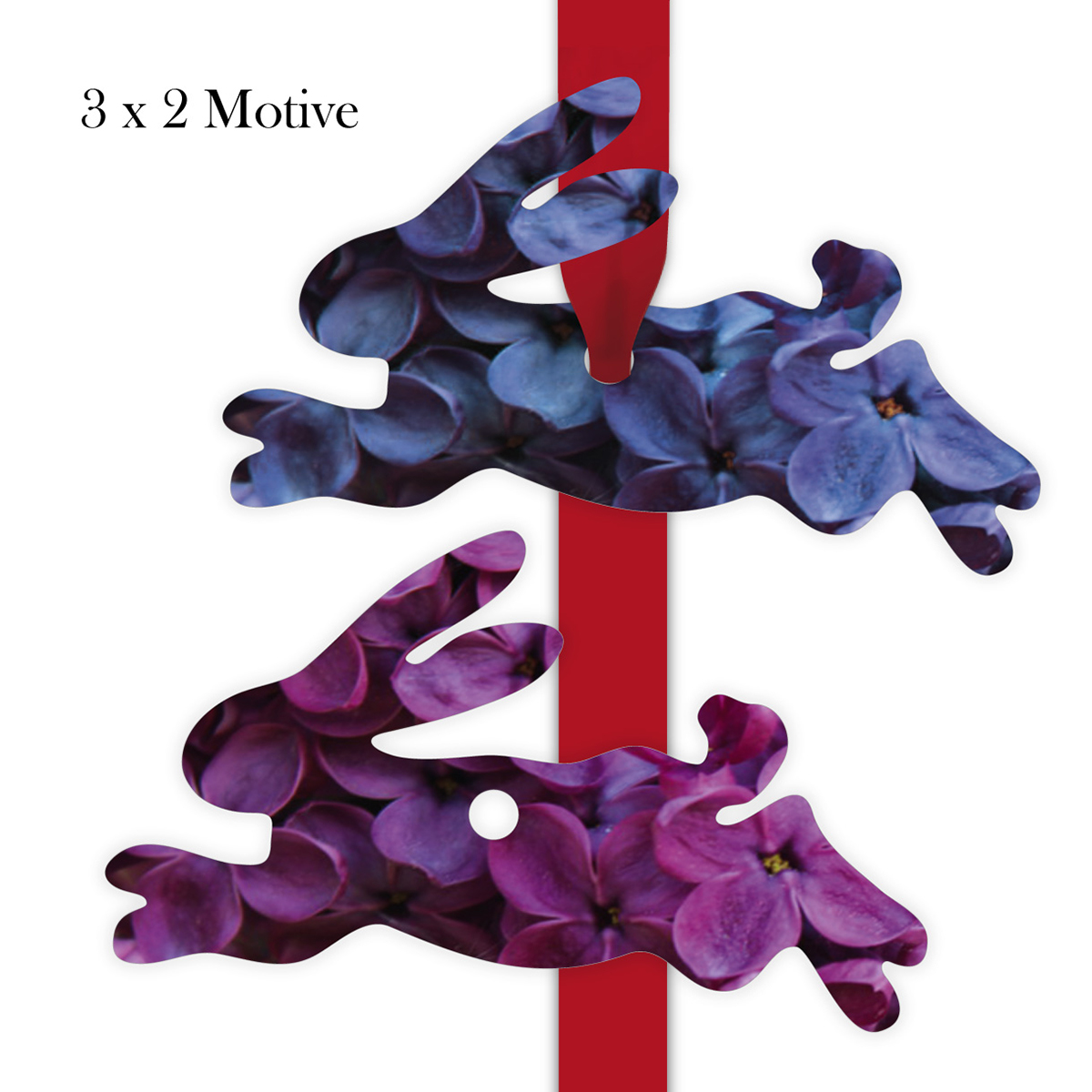 Kartenkaufrausch: Makro Blumen Foto Geschenkanhänger aus unserer Geburtstags Papeterie in blau
