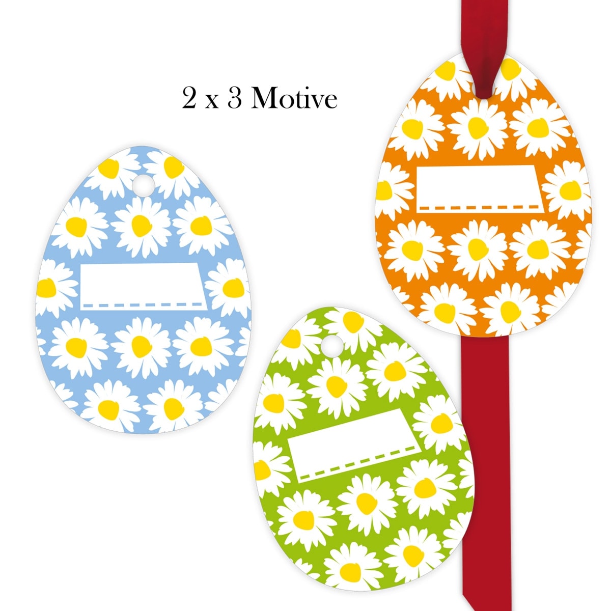 Kartenkaufrausch: 6 Blumen Geschenkanhänger aus unserer florale Papeterie in multicolor